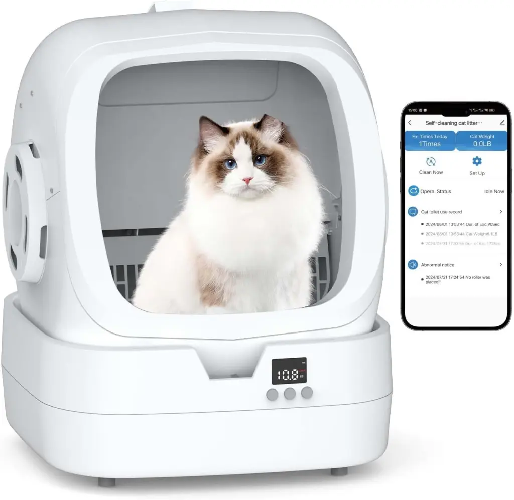 Mintakawa Automatic Cat Litter Box: The Ultimate Self-Cleaning Solution for Medium Cats and Kittens
